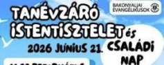 Tanévzáró istentisztelet 2026 Kisbéren